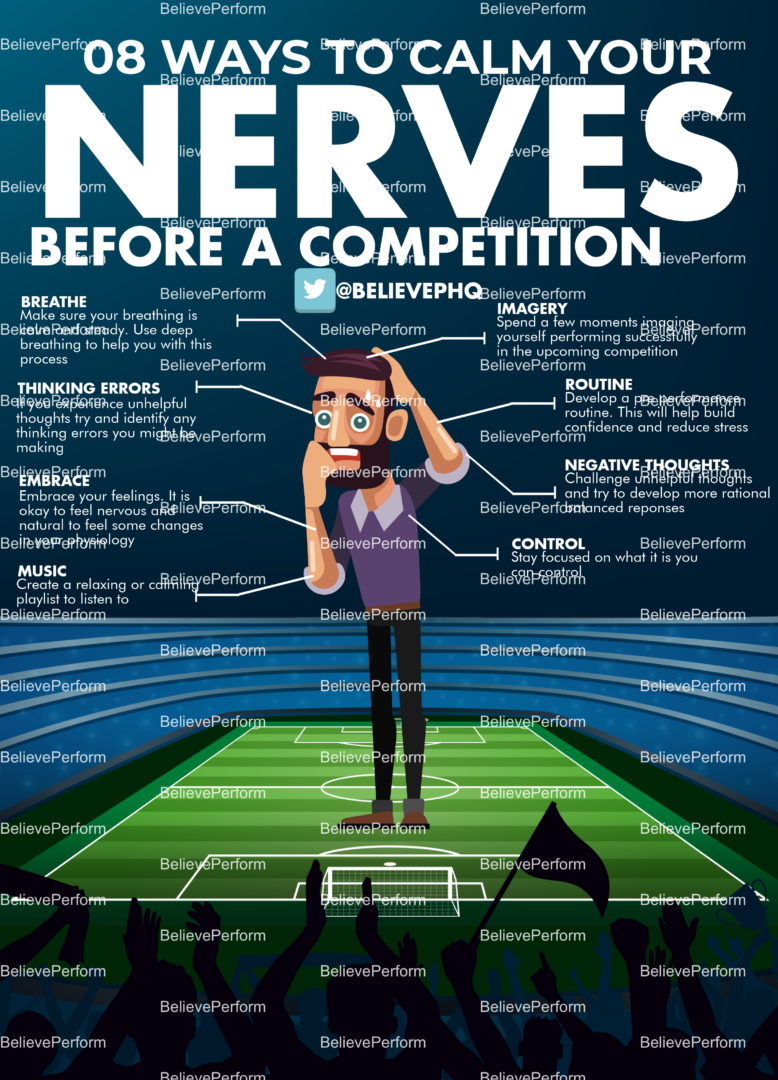 8 Ways To Calm Your Nerves Before A Competition - BelievePerform - The ...