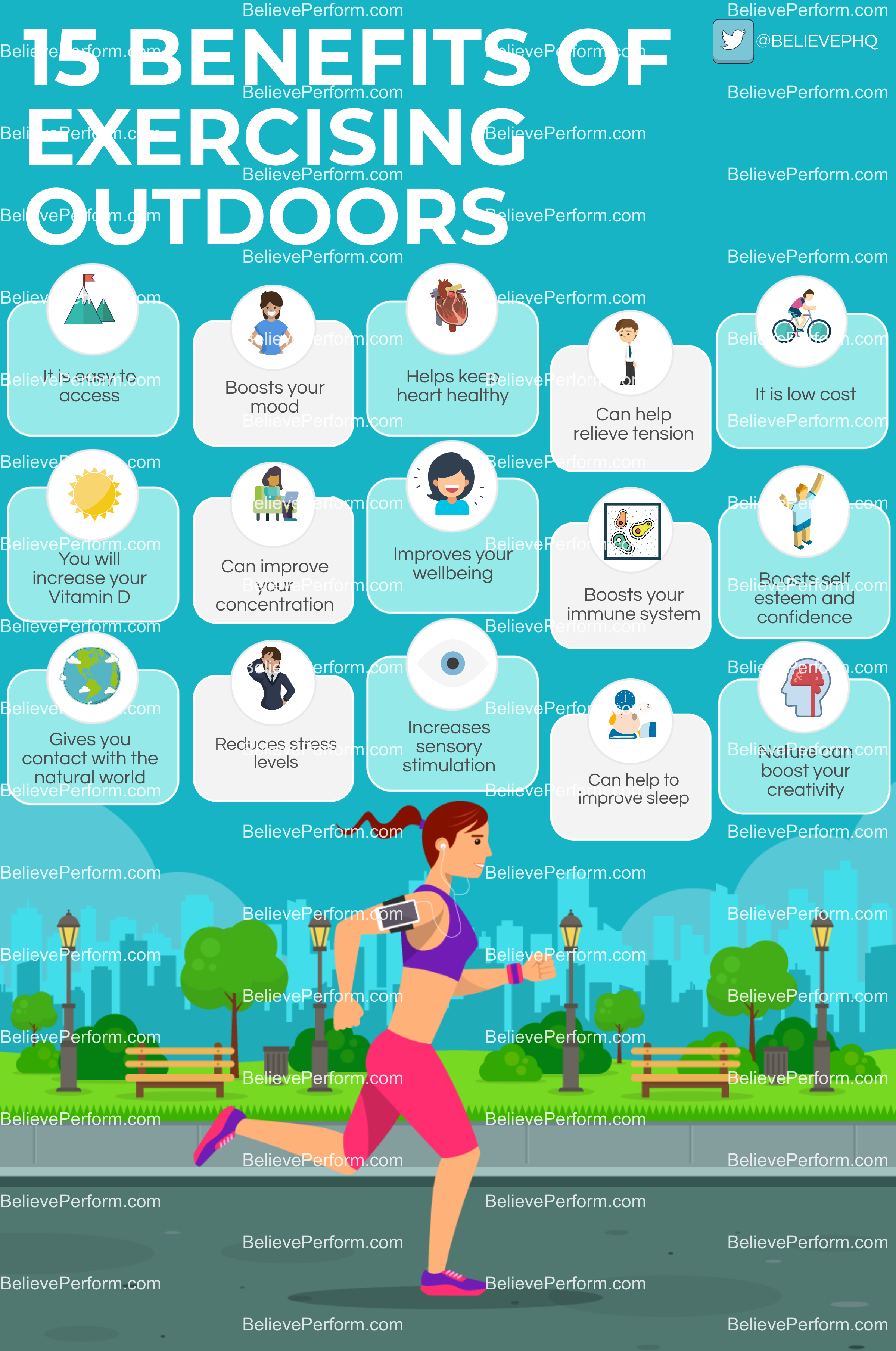 15 benefits of exercising outdoors - BelievePerform - The UK's leading  Sports Psychology Website
