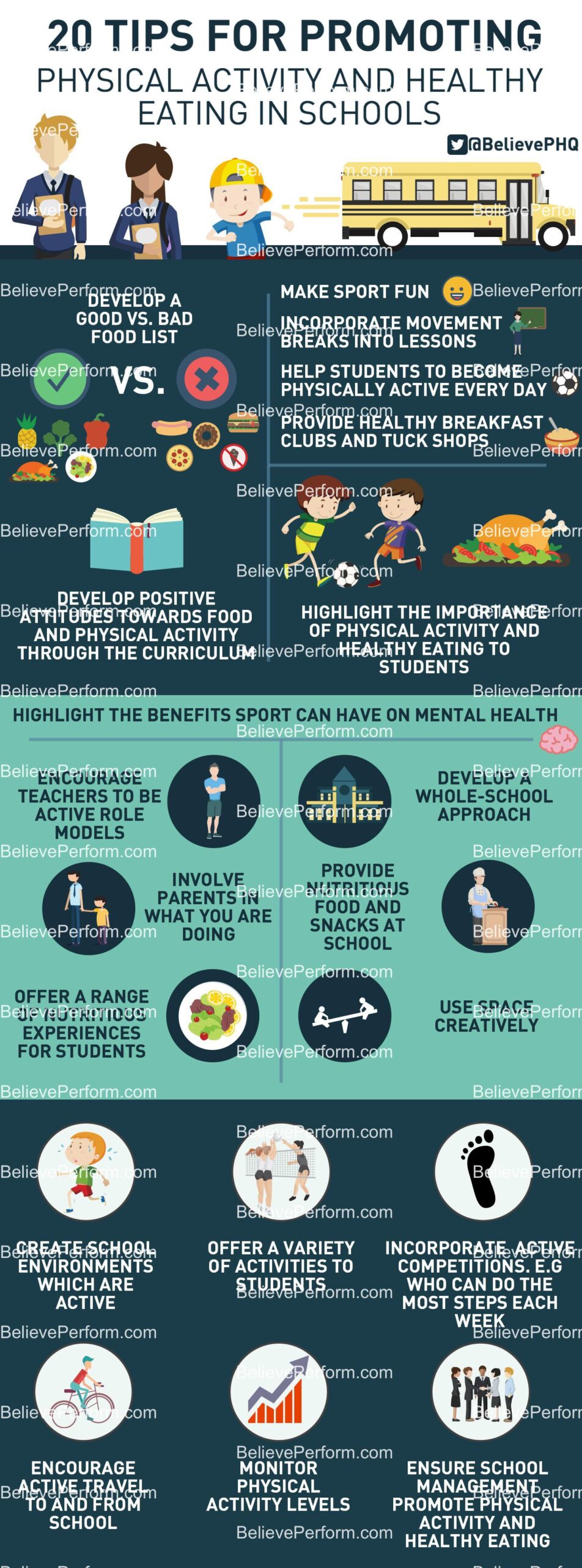 20 Tips For Promoting Healthy Eating And Physical Activity In Schools 