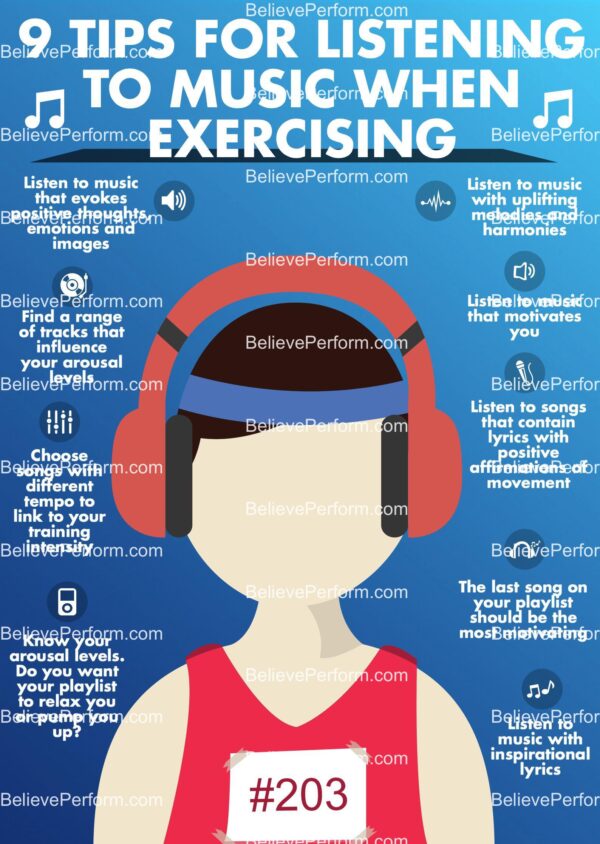 9 tips for listening to music when exercising - BelievePerform - The UK ...