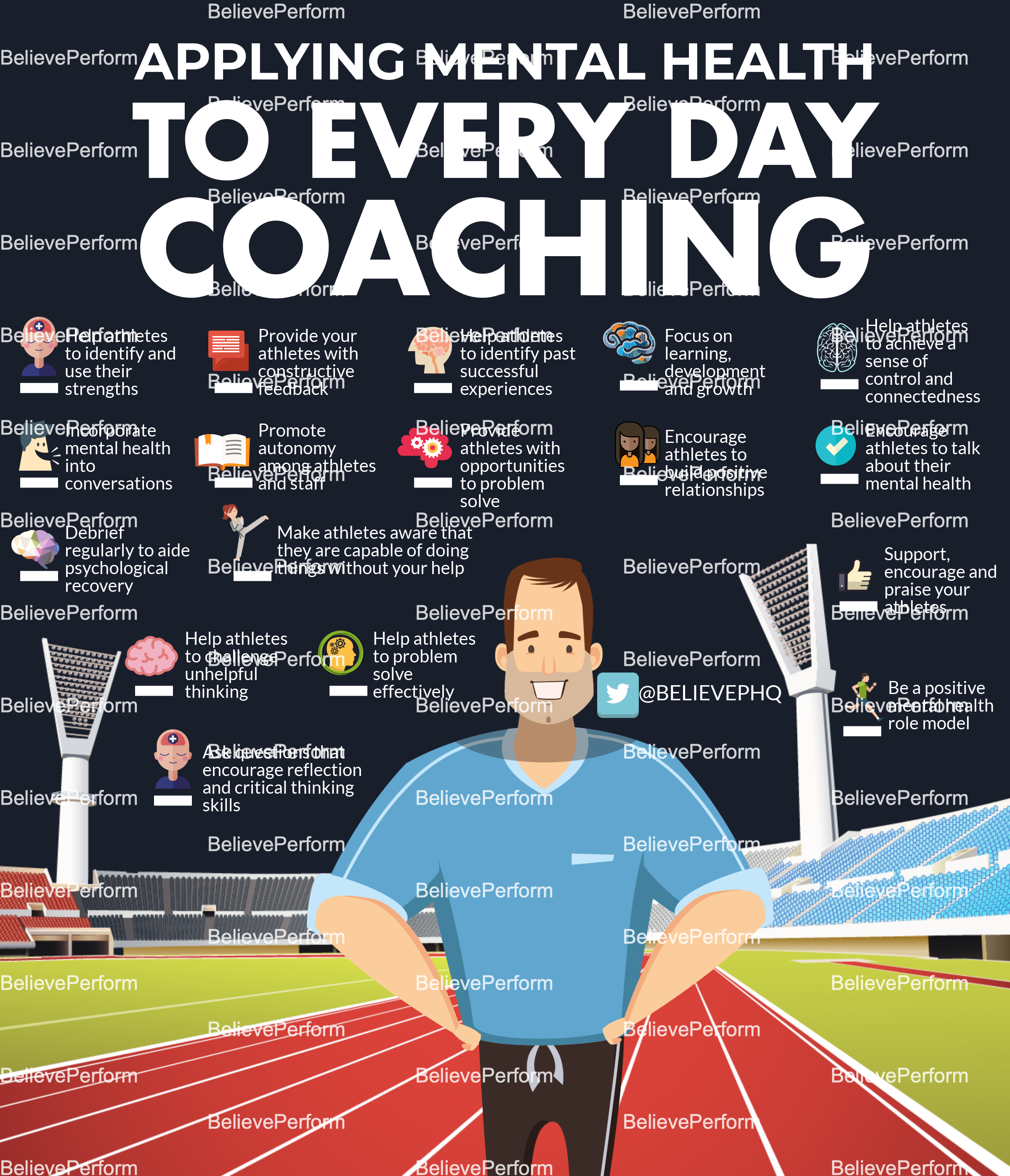Applying mental health to everyday coaching - BelievePerform - The