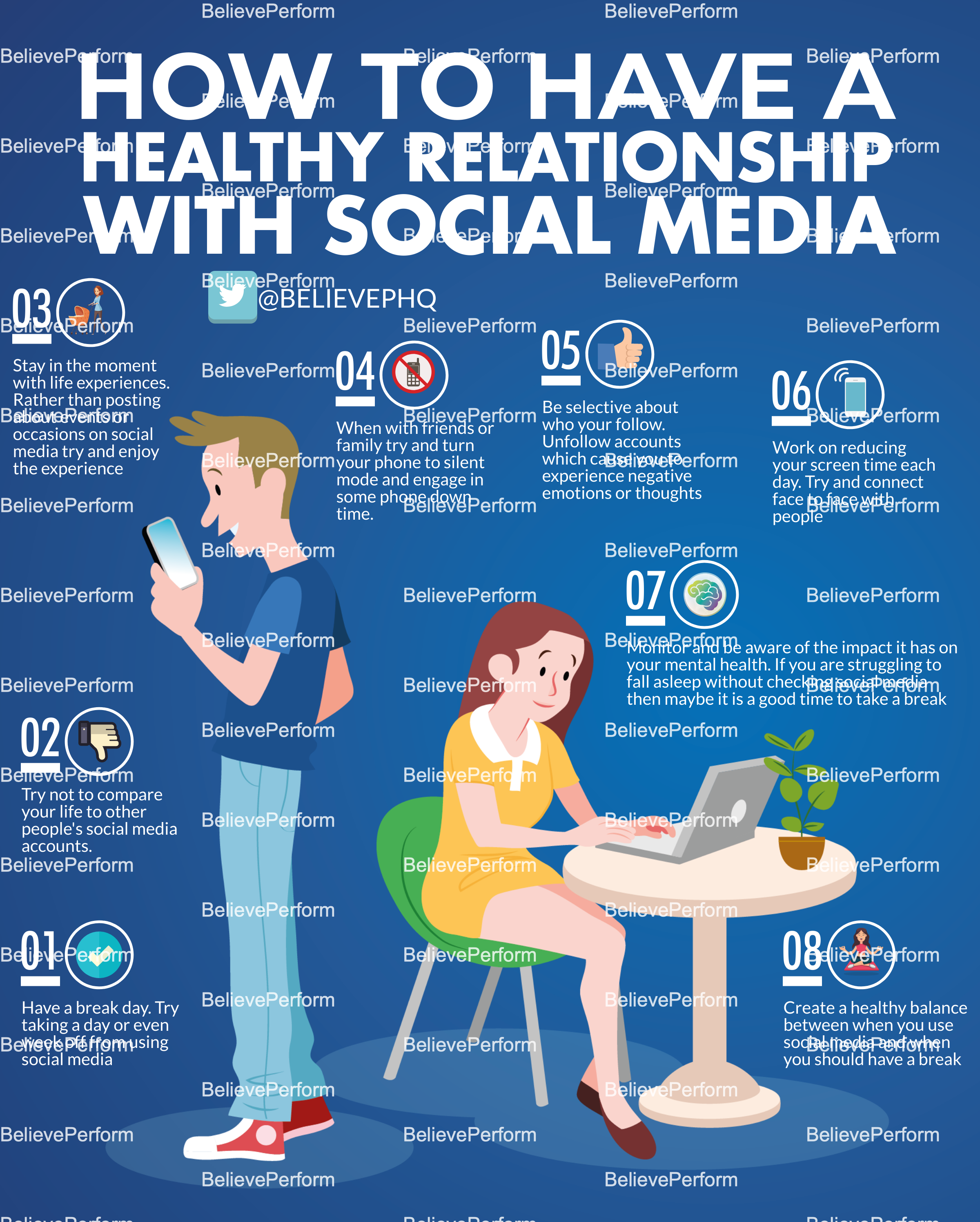 How to have a healthy relationship with social media - BelievePerform - The  UK's leading Sports Psychology Website