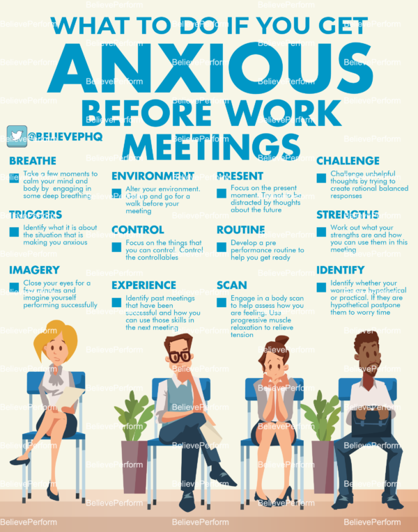 What to do if you get anxious before work meetings - BelievePerform ...