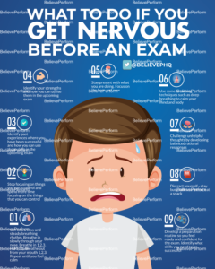 What to do if you get nervous before an exam - BelievePerform - The UK ...