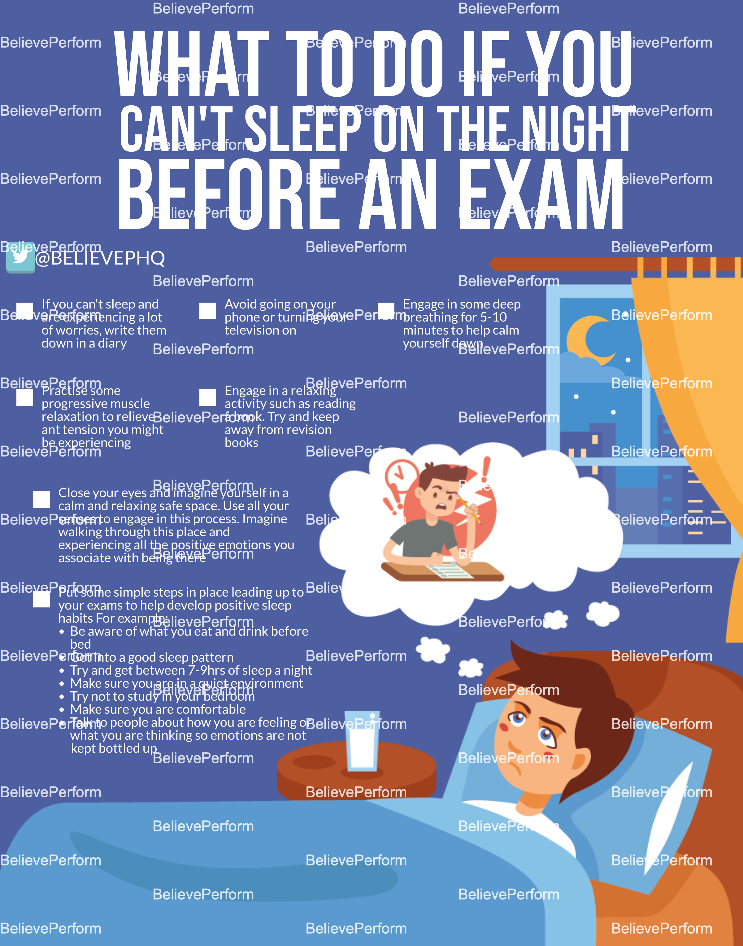 What To Do If You Can t Sleep On The Night Before An Exam 