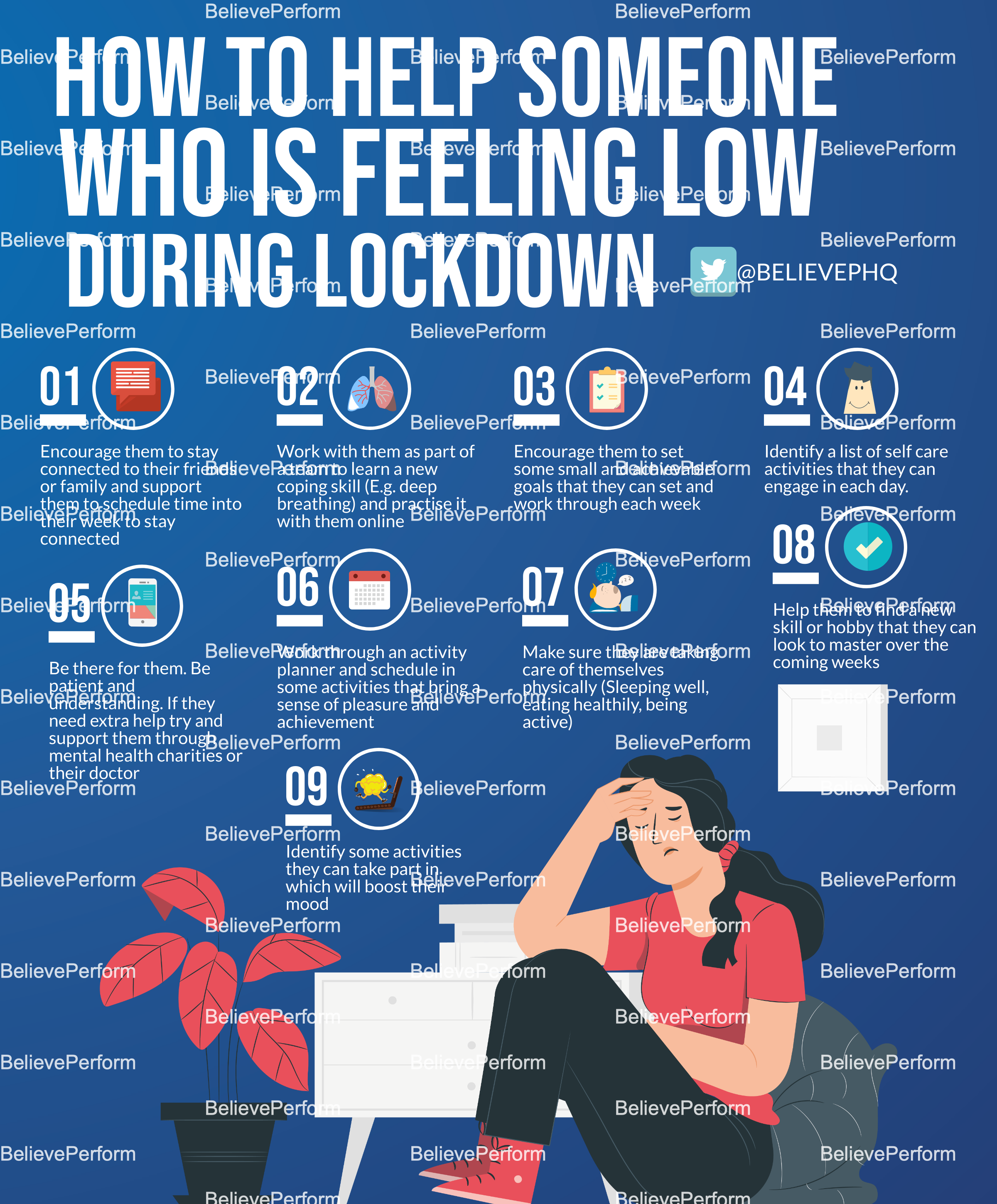 How To Help Someone Who Is Feeling Low During Lockdown BelievePerform 