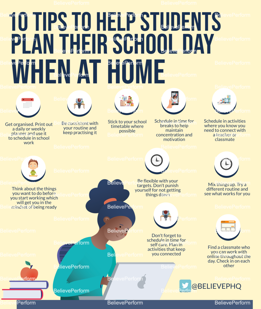 10 tips to help students plan their school day when at home ...