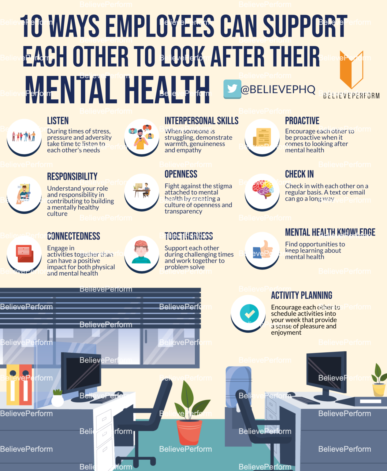 10 ways employees can support each other to look after their mental ...