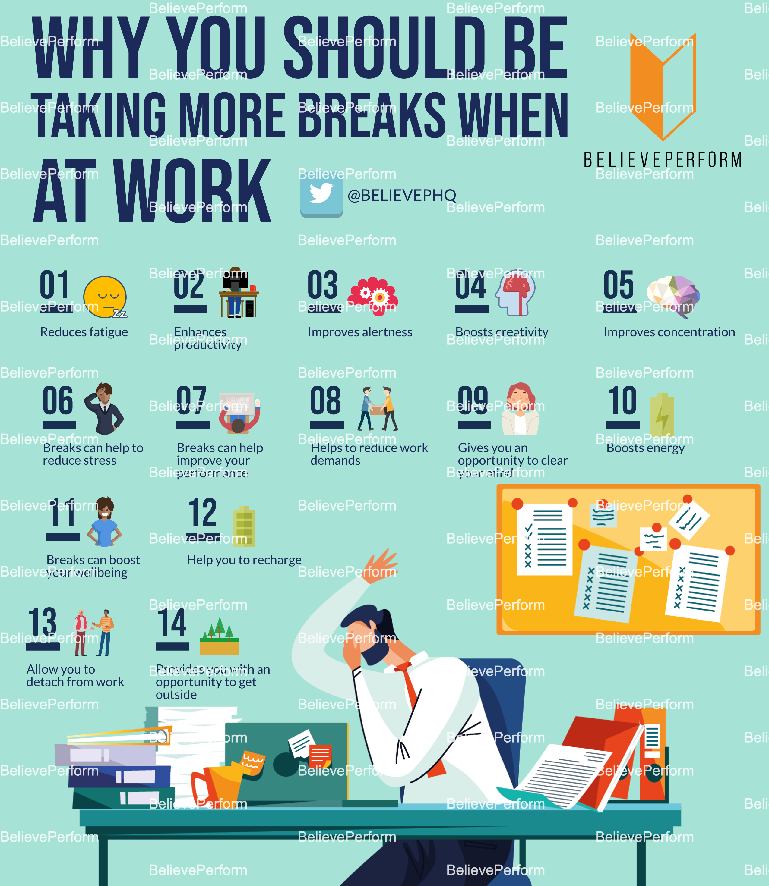 Why You Should Be Taking More Breaks At Work Believeperform The Uks Leading Sports 