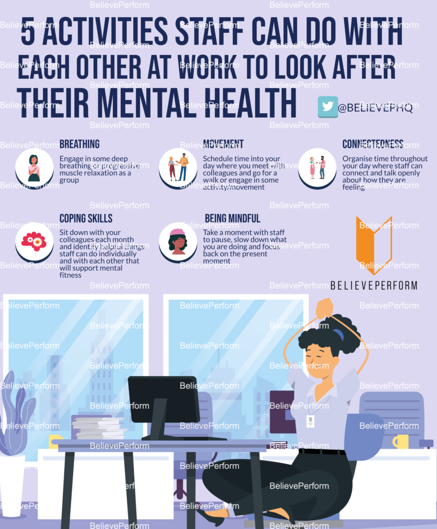 5 activities staff can do with each other at work to look after their ...