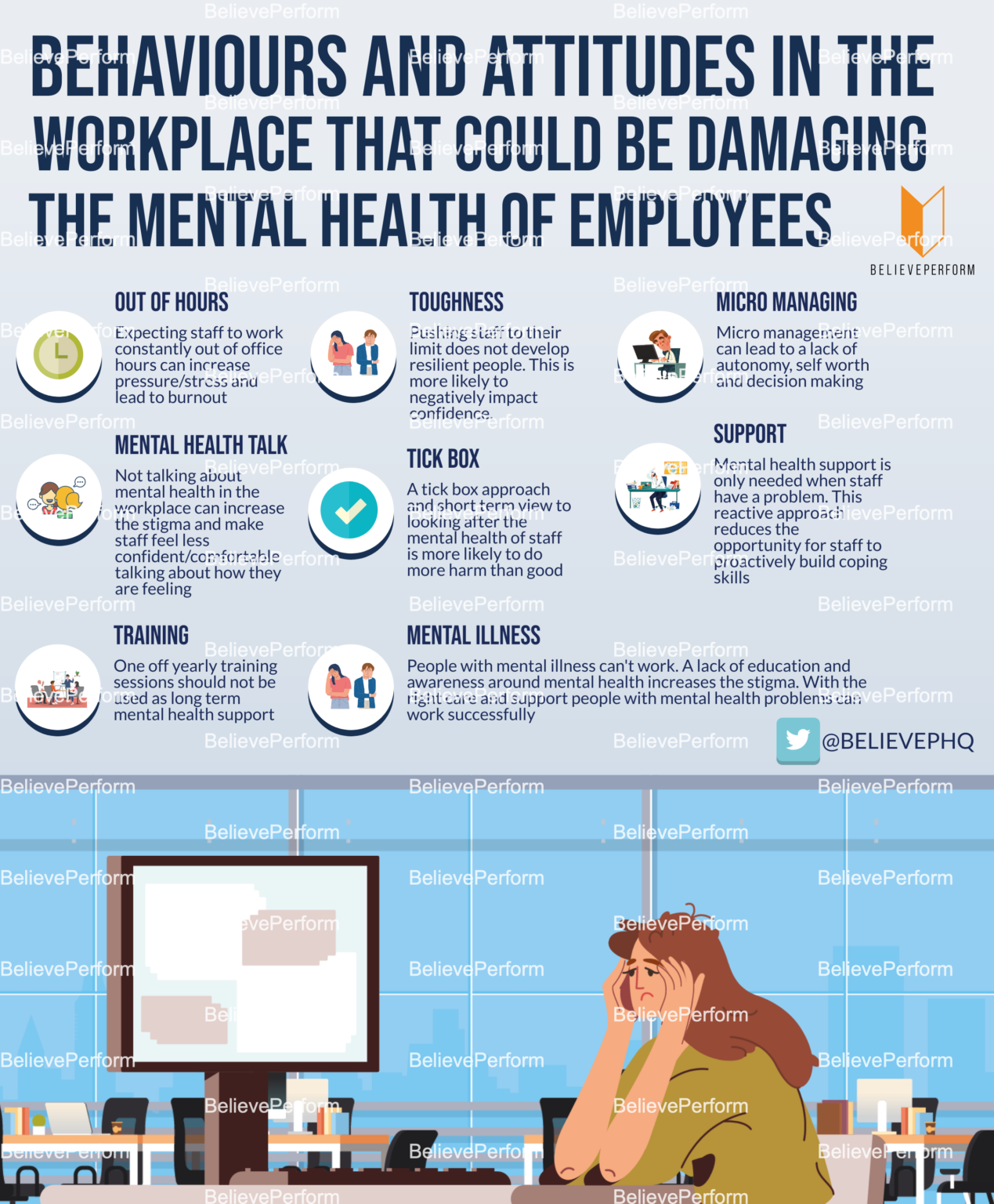 Behaviours And Attitudes In The Workplace That Could Be Damaging The Mental Health Of Employees